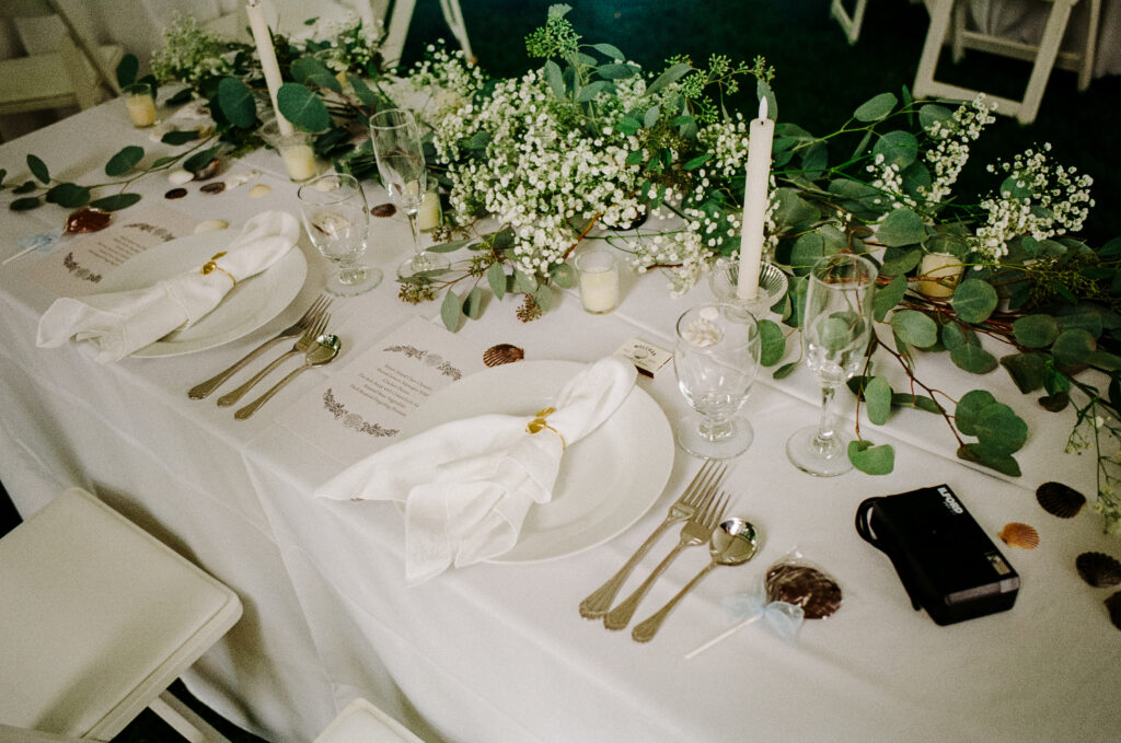 Documentary-style wedding details by New England wedding film photographer Chris Mongeau