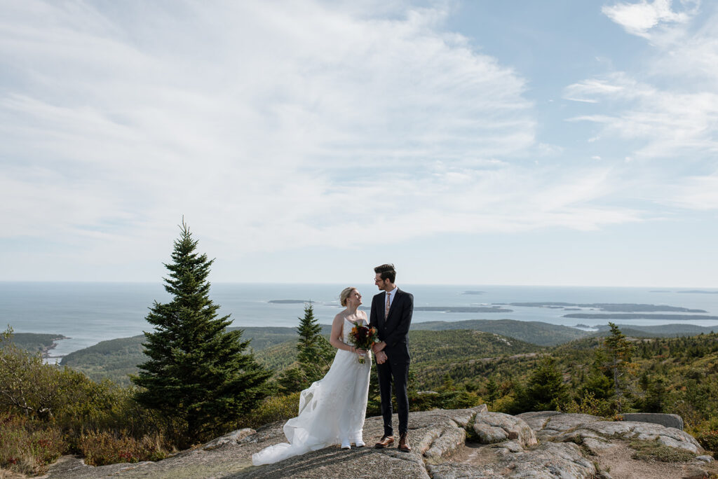 Acadia Maine Elopement on Cadillac Mountain