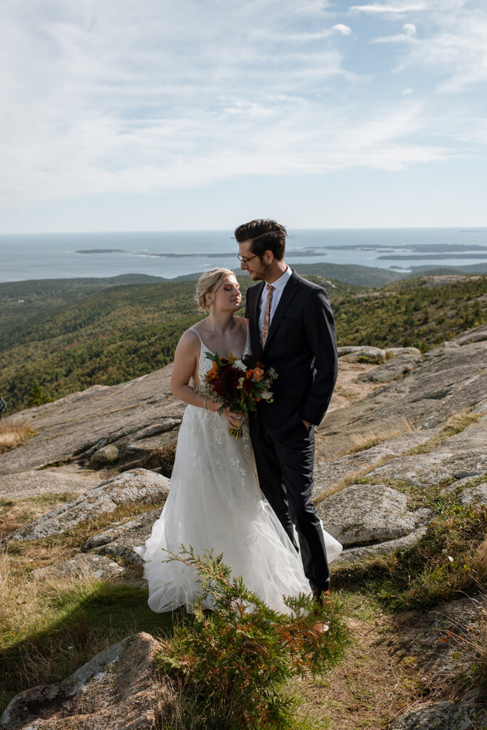 Acadia Maine Elopement on Cadillac Mountain