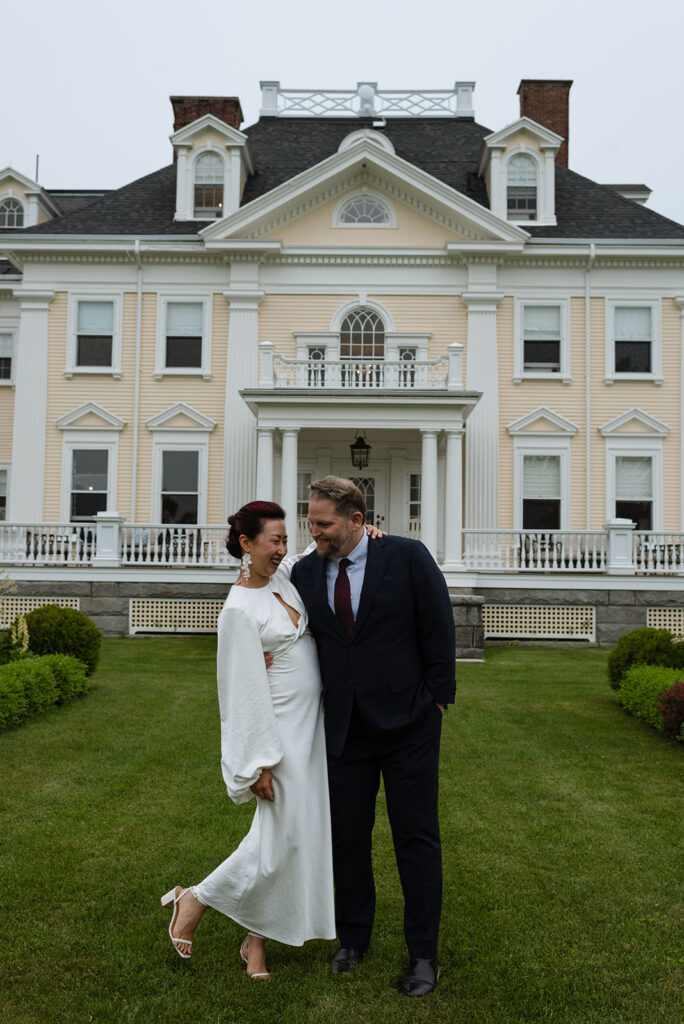 John and Melissa's Vermont Wedding at the Notch House