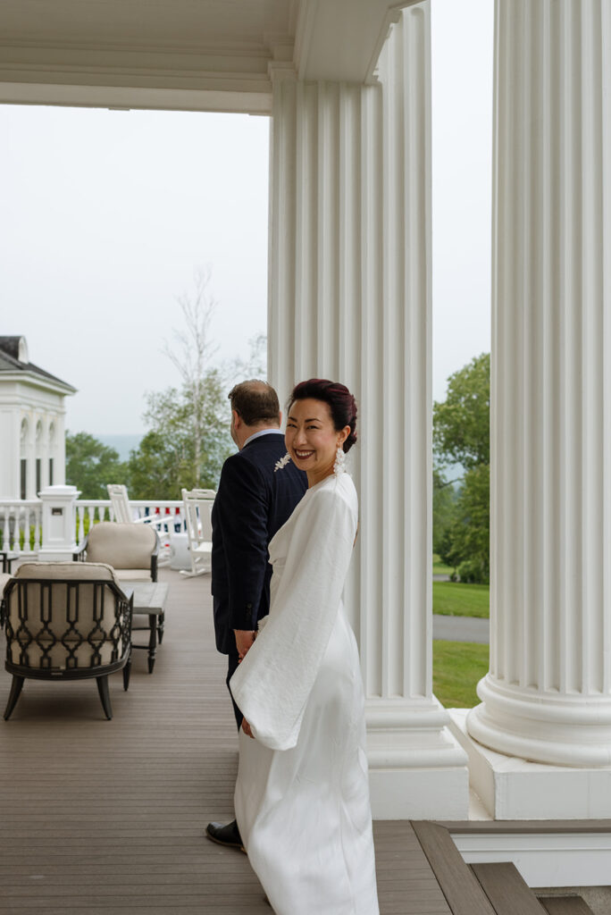 John and Melissa's Vermont Wedding at the Notch House