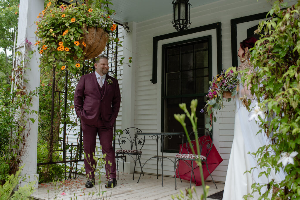 John and Melissa's Vermont Wedding at the Notch House