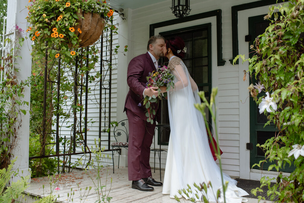 John and Melissa's Vermont Wedding at the Notch House