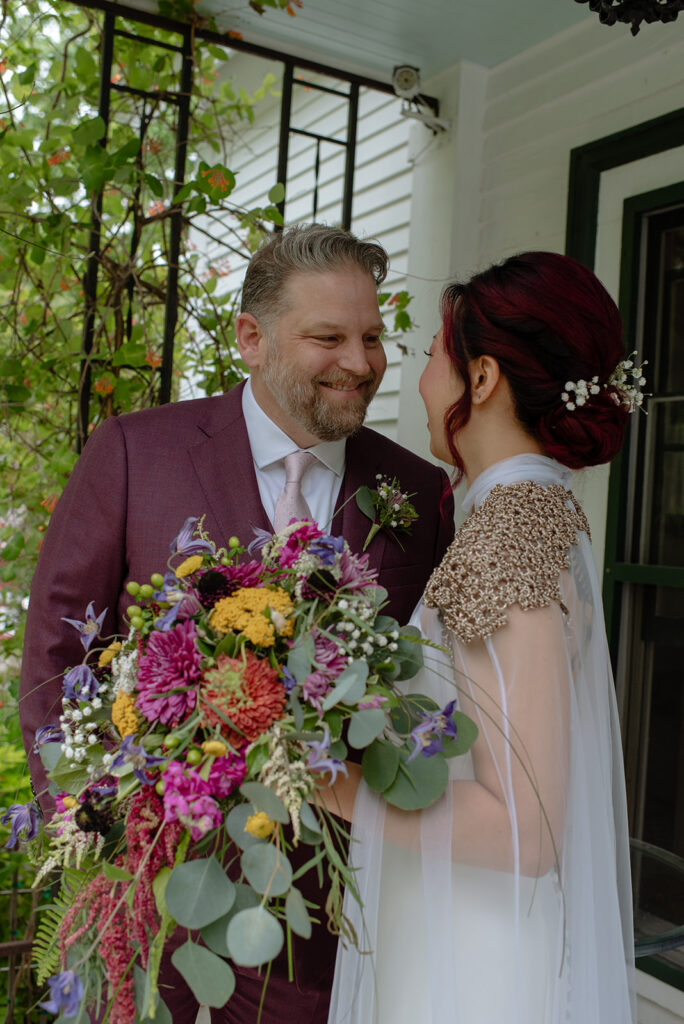 John and Melissa's Vermont Wedding at the Notch House