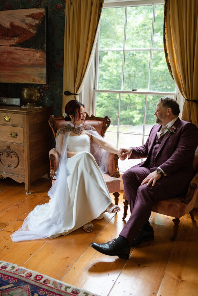 John and Melissa's Vermont Wedding at the Notch House