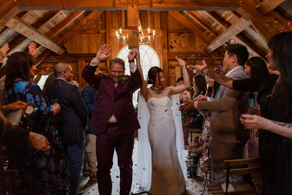 John and Melissa's Vermont Wedding at the Notch House