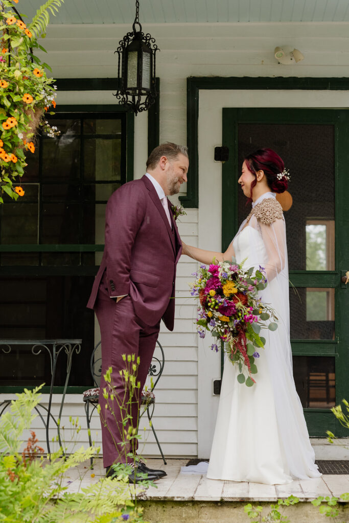 John and Melissa's Vermont Wedding at the Notch House