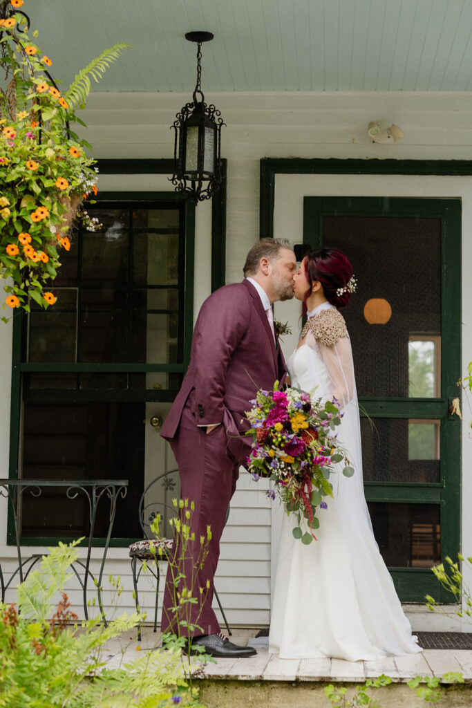 John and Melissa's Vermont Wedding at the Notch House