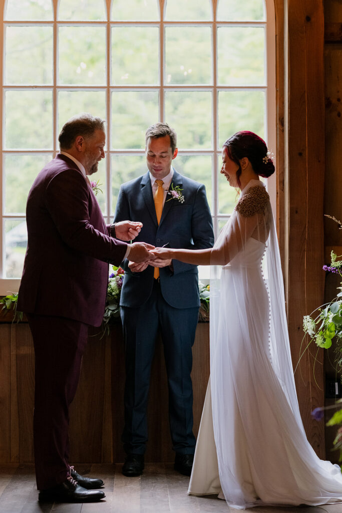 John and Melissa's Vermont Wedding at the Notch House