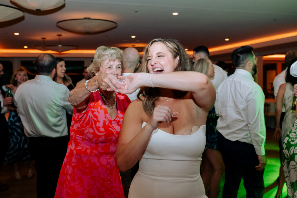 Dance floor at the Lakehouse wedding venue