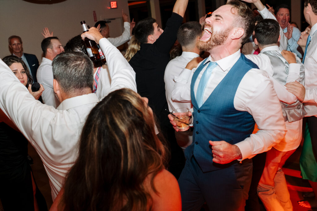 Dance floor at the Lakehouse wedding venue